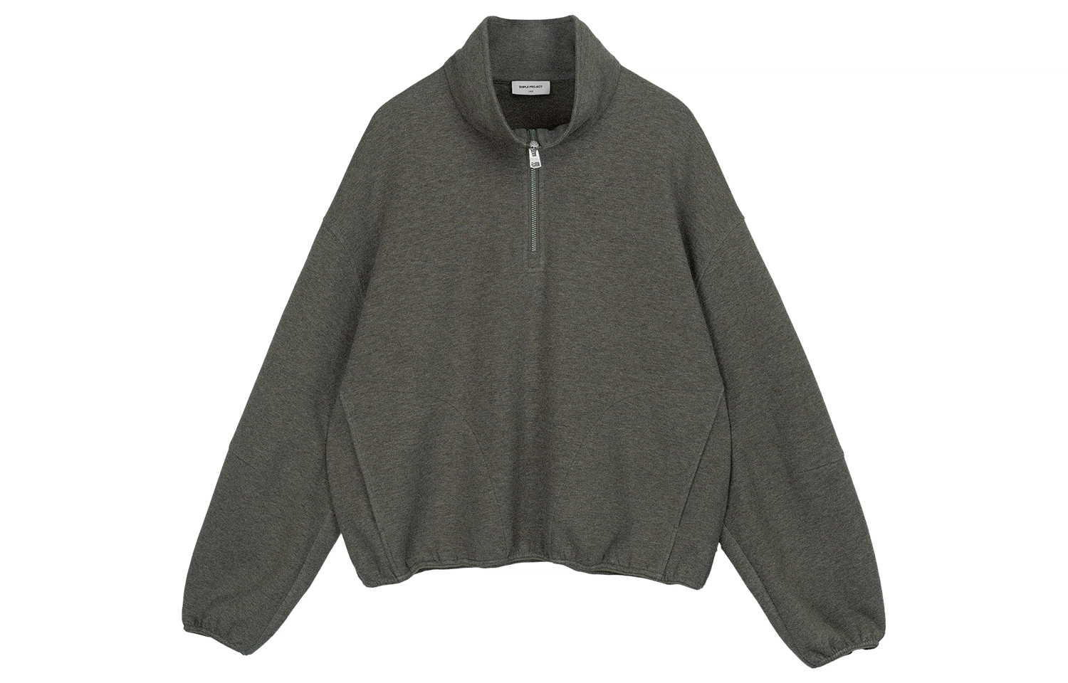 SIMPLE PROJECT *Stand Collar Hoodie