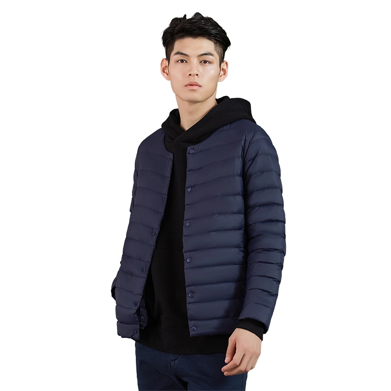 雅鹿 中年轻薄款保暖外套内胆羽绒服 男款