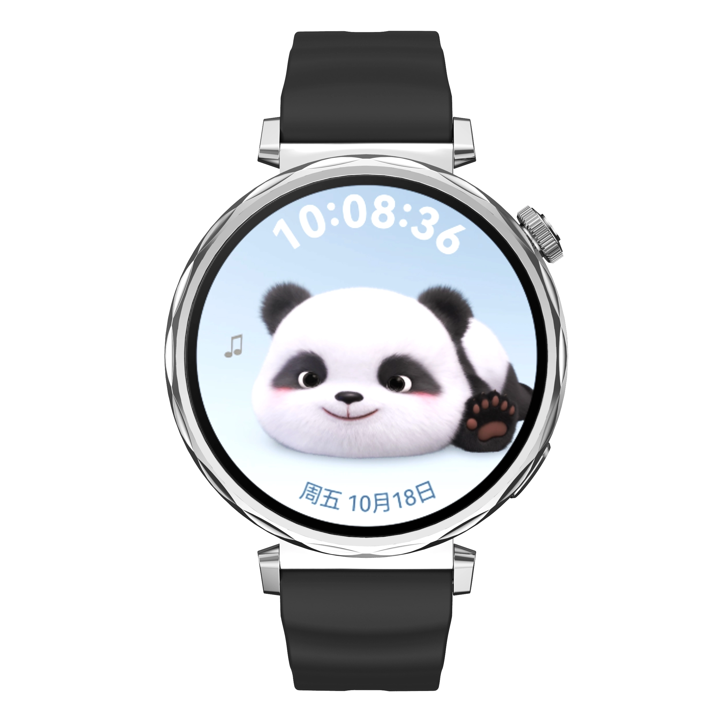 亿祈发 表带 华为适用 硅胶材质 波浪纹女款