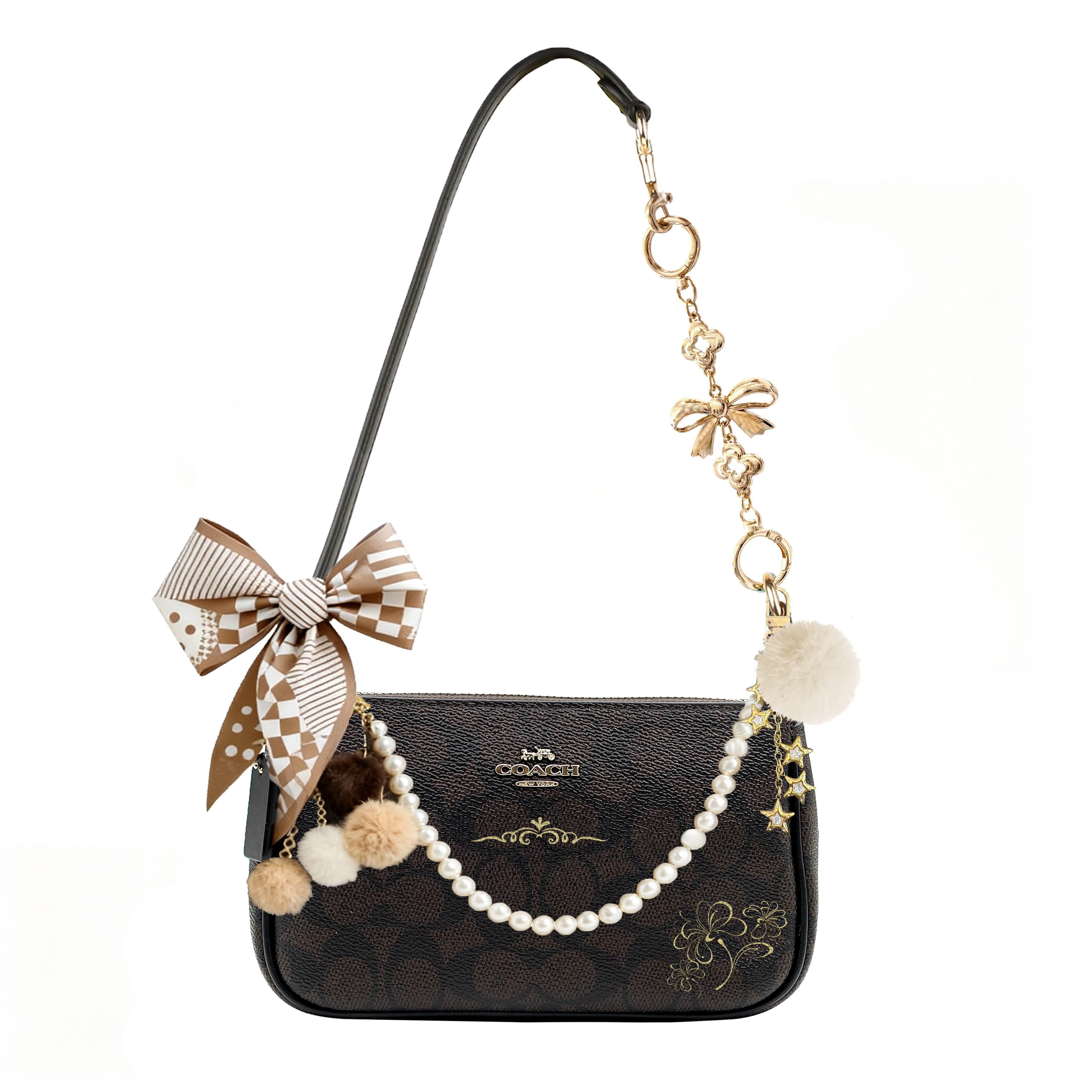 COACH Nolita 19 Logo PVC