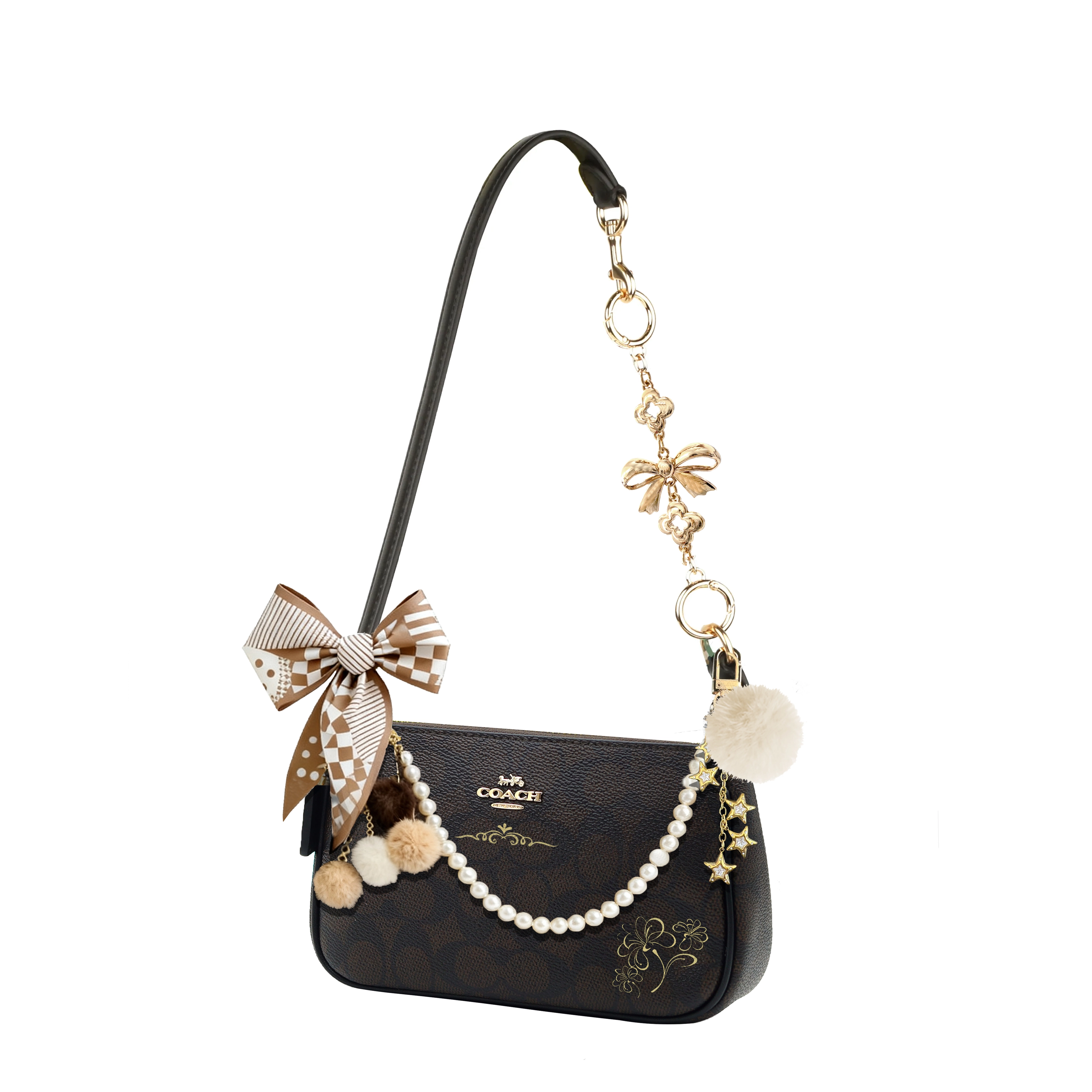 COACH Nolita 19 Logo PVC