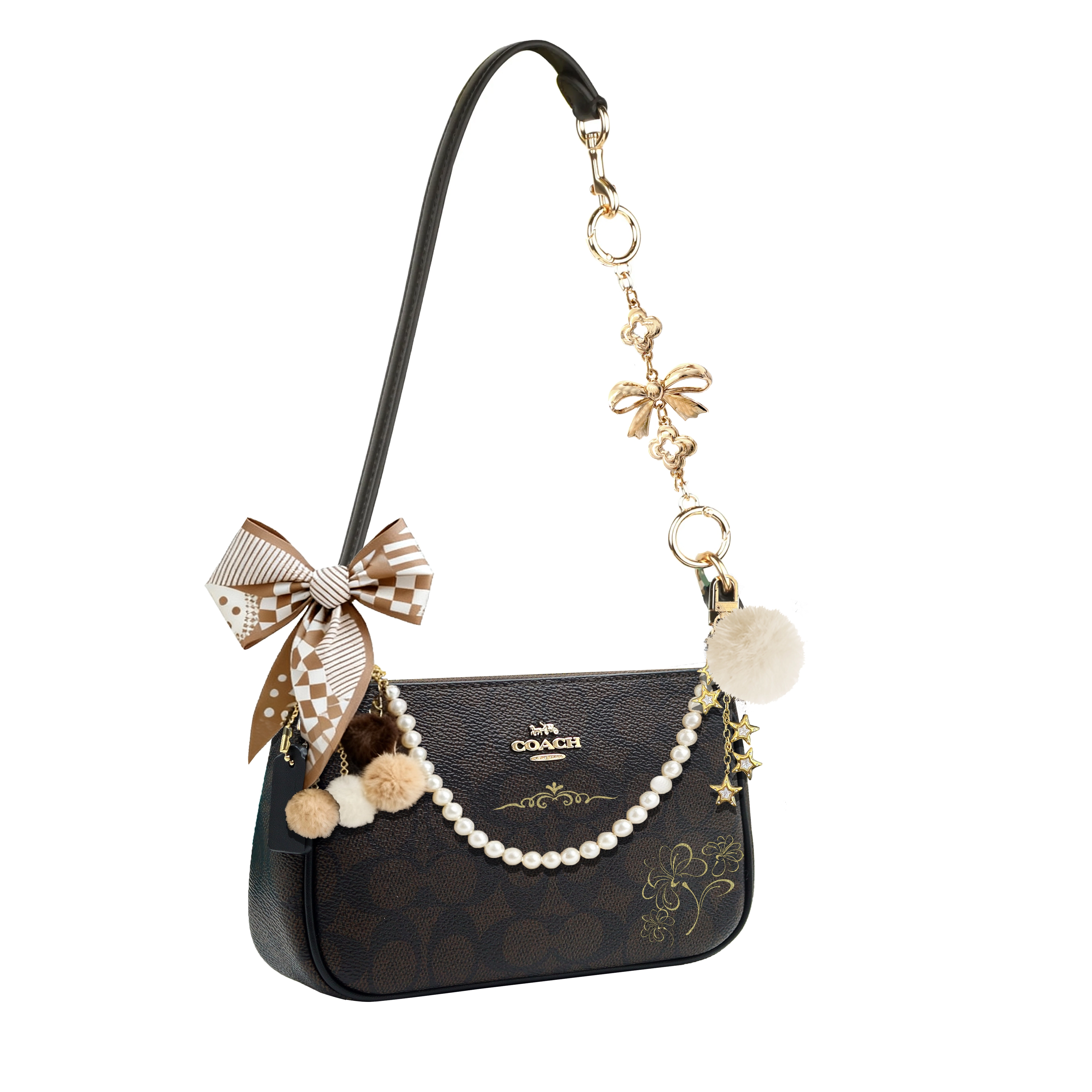 COACH Nolita 19 Logo PVC