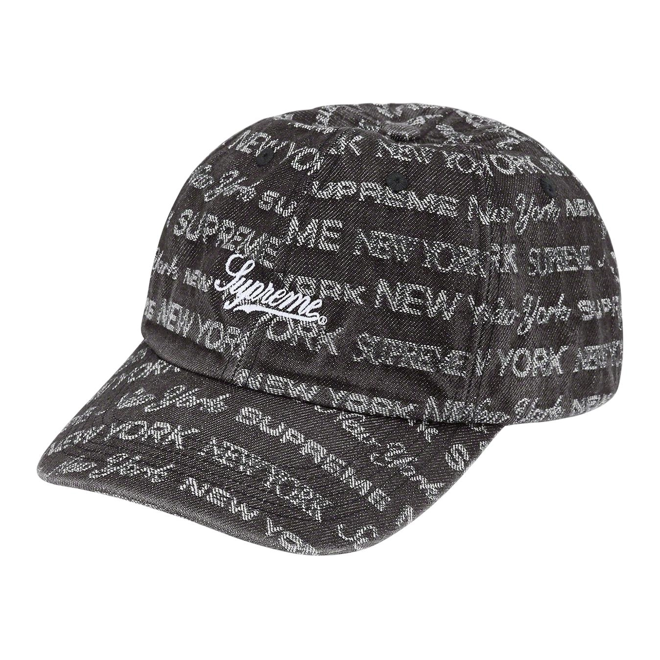 Supreme Week 4 Multi Type Jacquard Denim 6-Panel