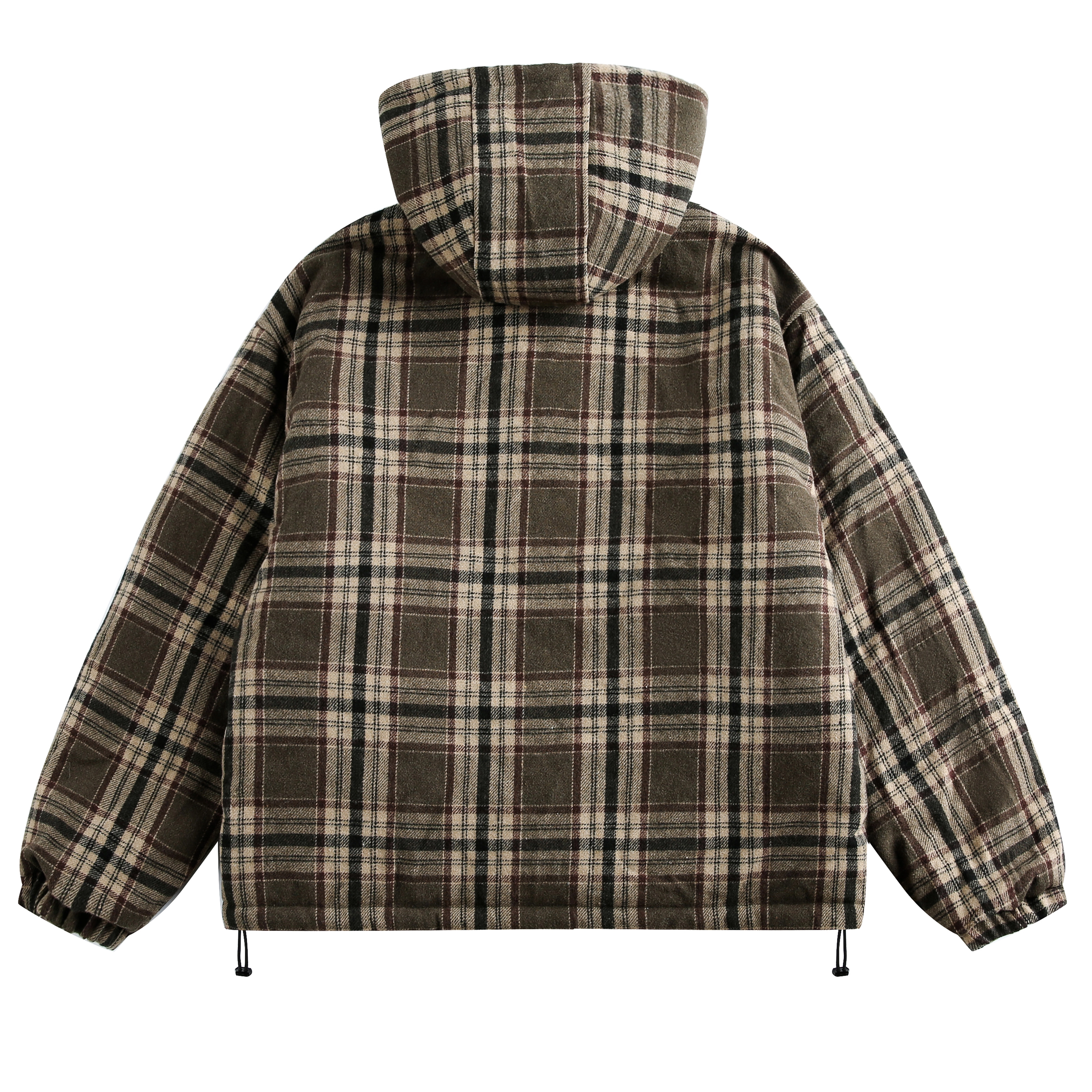 永言 腊肠狗连帽宽松双面穿面包服加厚百搭棉服 男女同款