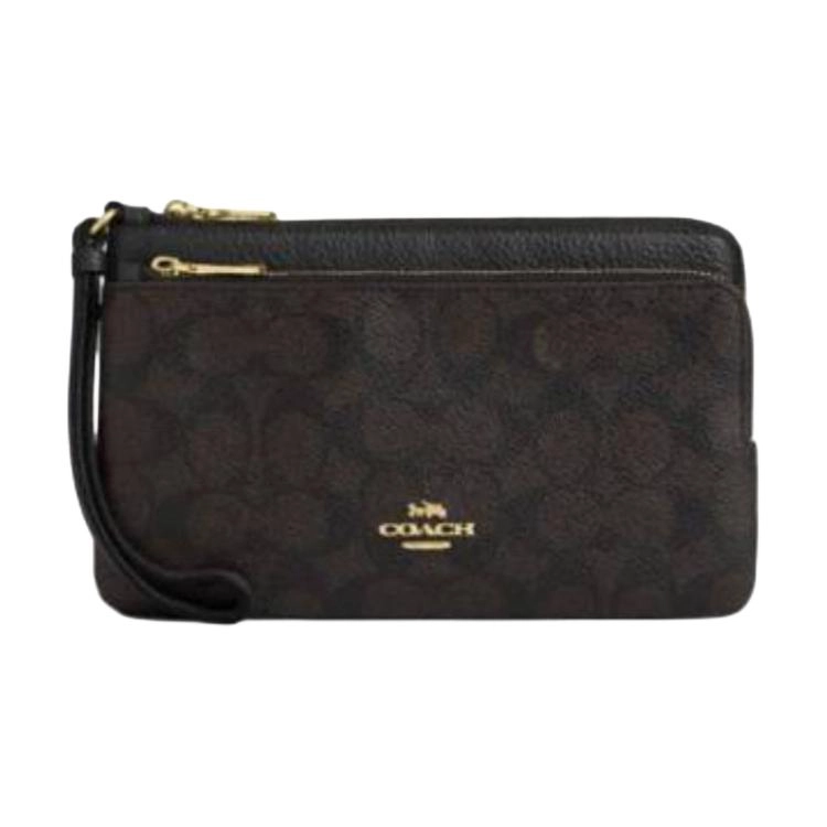 COACH Double Zip Wallet 21 Logo