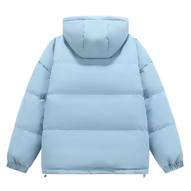左岸 秋冬加厚保暖青少年港风连帽面包服棉衣休闲宽松简约纯色潮牌棉袄外套棉服 男款