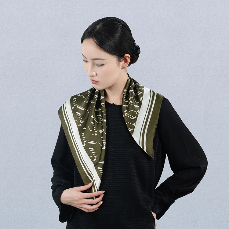 桑尚 时尚小众款百搭饰品 桑蚕丝 丝巾 女款