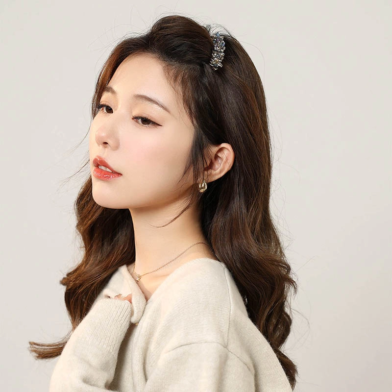 沂茹 水钻花朵 发梳 女款