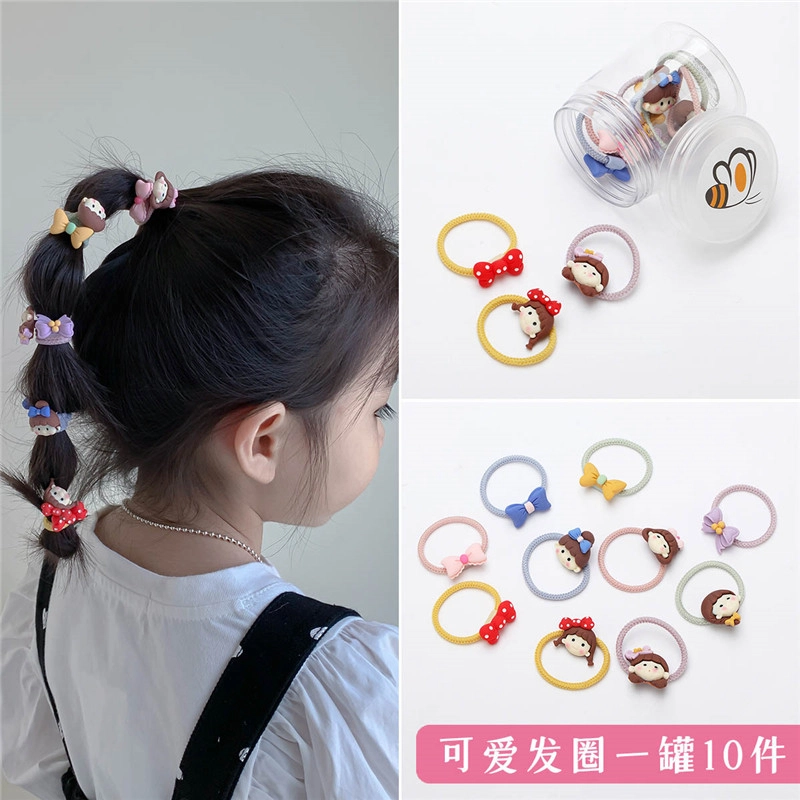 沂茹 精致可爱 优雅甜美 卡通女孩蝴蝶结 发圈 女款