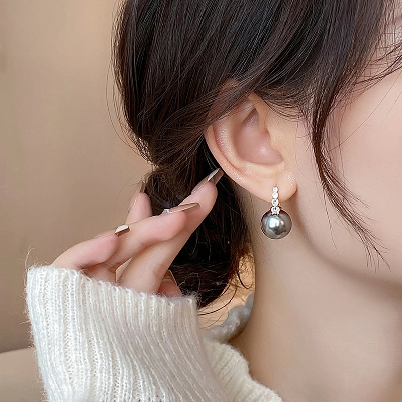 沂茹 高级感优雅甜美复古韩系小众设计 合金 耳环 女款