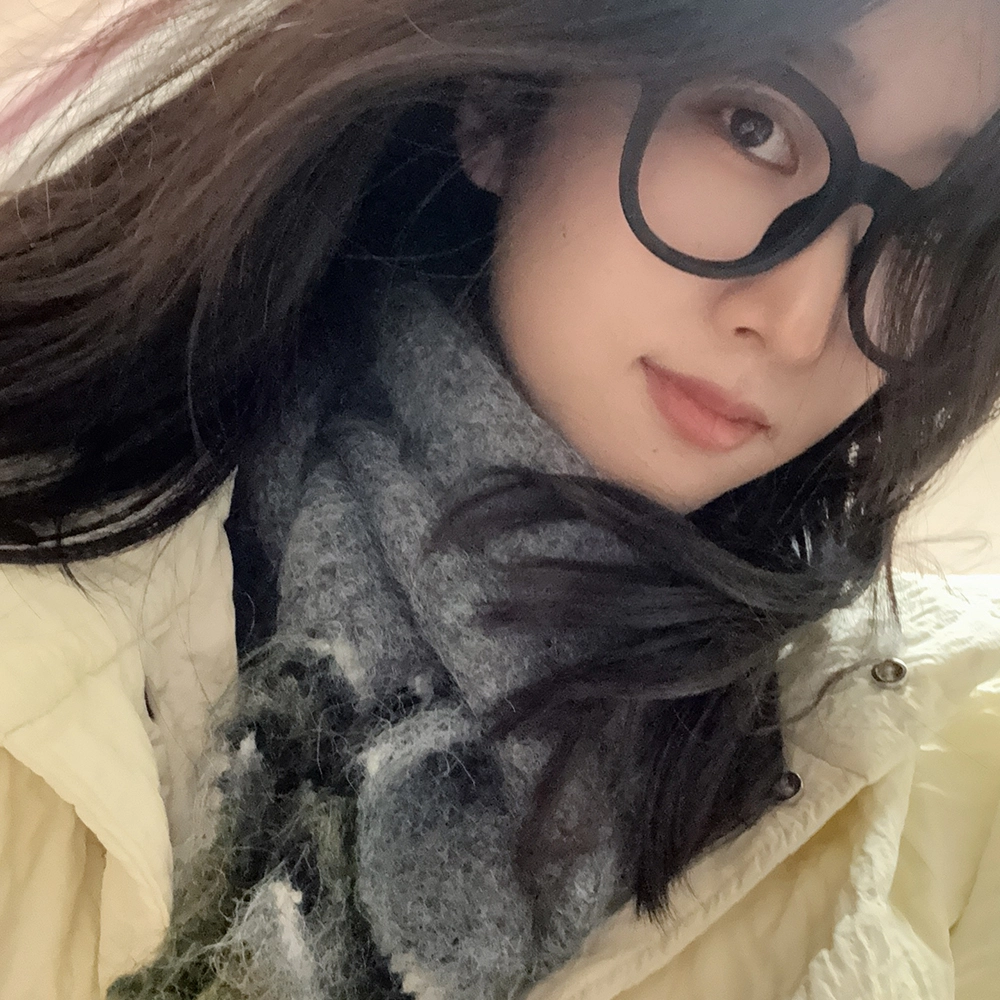 心水好物 羊毛混纺 韩版撞色亲肤软糯百搭针织 绒线围巾 男女同款情侣款