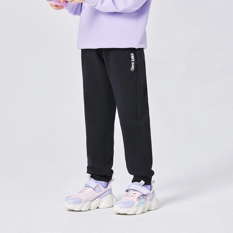 鸿星尔克儿童 宽松休闲松紧腰针织运动裤 儿童款