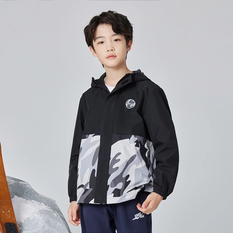 鸿星尔克儿童 三合一摇粒绒连帽绒感外套 儿童款