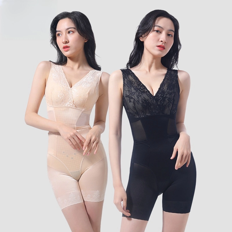 桔内 连体衣收腹肚子束腰后脱式瘦身塑身衣 女款