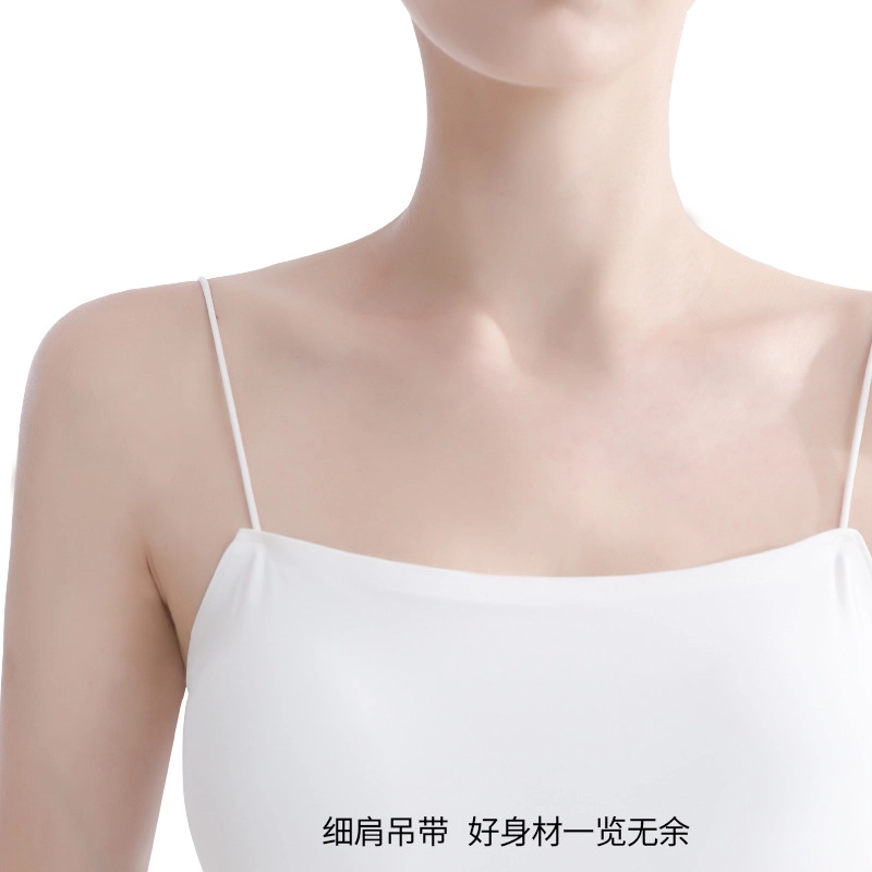 桔内 打底内搭简约风外穿无钢圈带胸垫抹胸吊带 女款