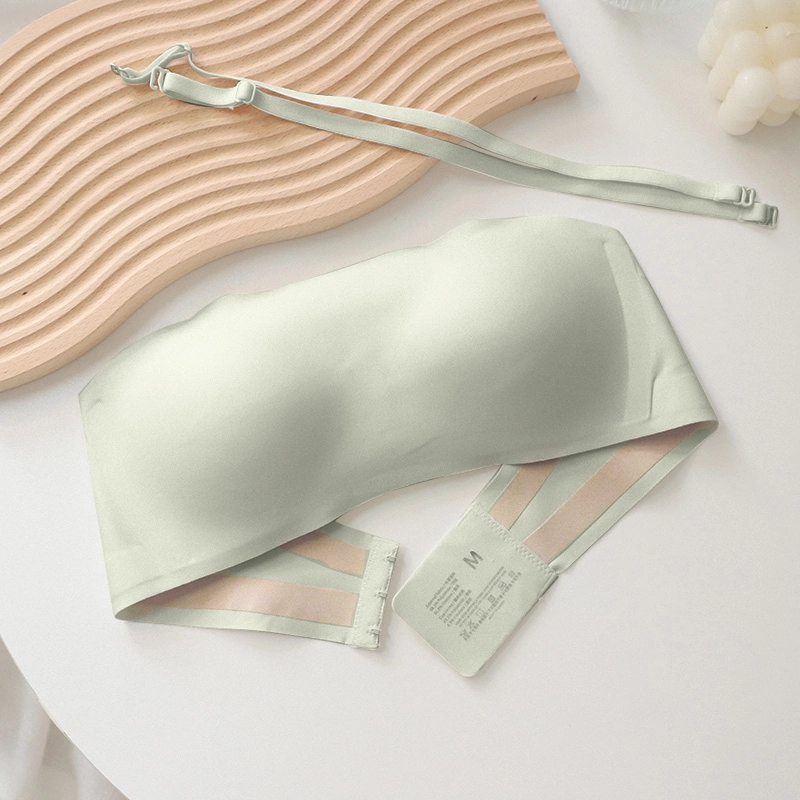 芬腾可安 无肩带防滑隐形抹胸收副乳果冻条裹胸文胸 女款