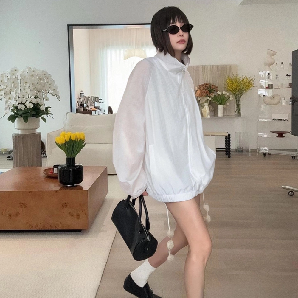 物质公式 高街美式复古宽松百搭休闲防晒服 男女同款