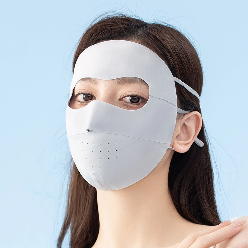 浪莎 遮阳骑车开车户外出行防紫外线薄款脸基尼 防晒面罩 女款