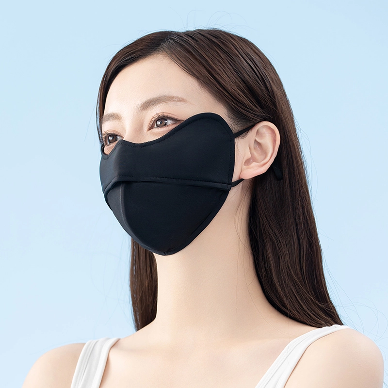 浪莎 防紫外线遮阳户外出行护眼角钓鱼冰感 口罩 女款