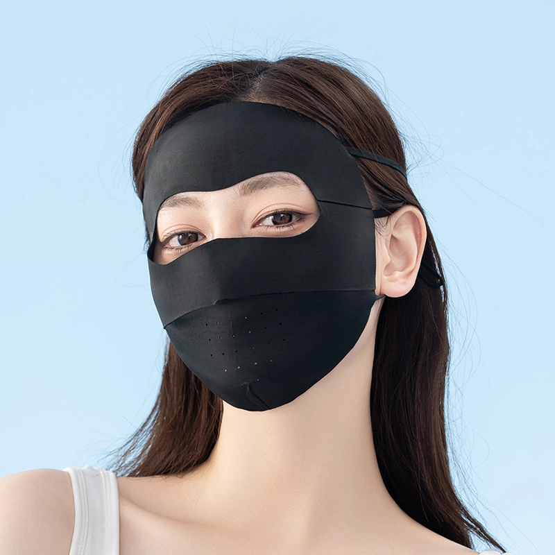 浪莎 遮阳骑车开车户外出行防紫外线薄款脸基尼 防晒面罩 女款