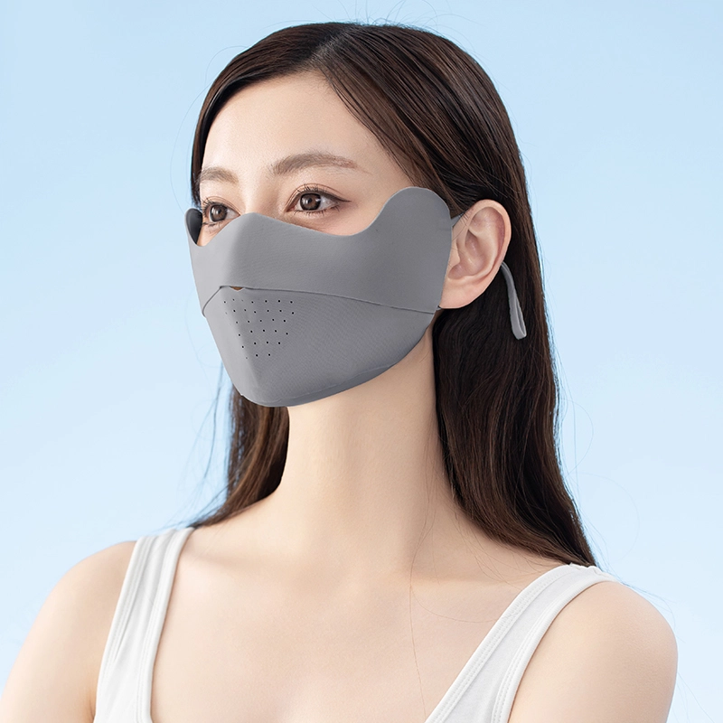 浪莎 防紫外线户外出游登山钓鱼护眼冰感 防晒面罩 女款