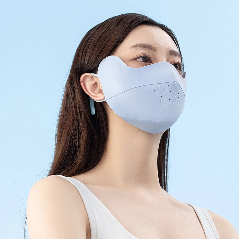 浪莎 防紫外线户外出游登山钓鱼护眼冰感 防晒面罩 女款