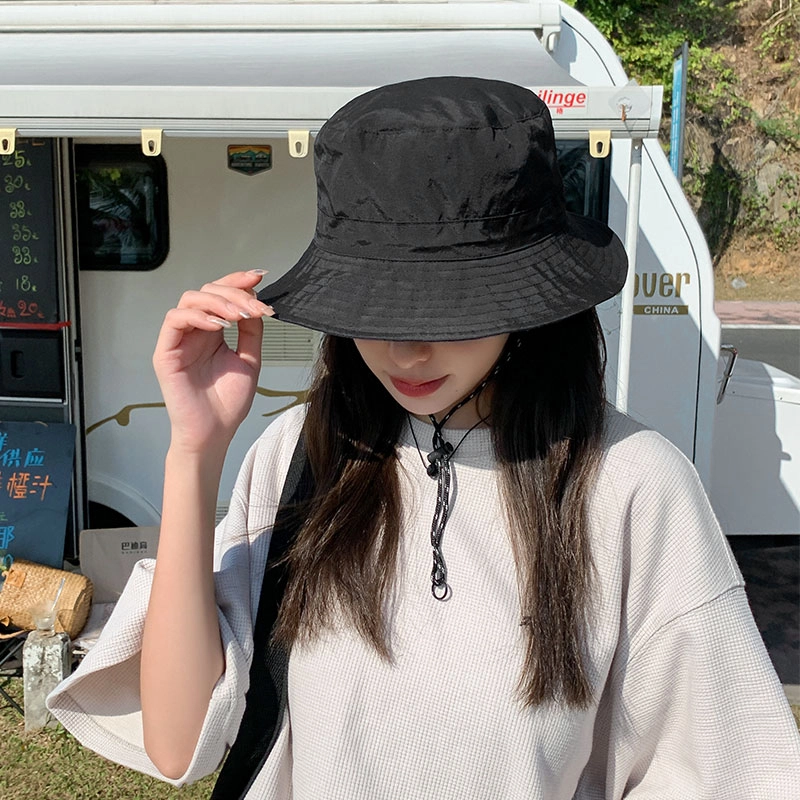 浪莎 速干可折叠易收纳夏天遮阳盆帽防晒户外登山钓鱼骑行防紫外线太阳帽透气大头围显脸小百搭凉帽 轻薄款 渔夫帽 男女同款情侣款