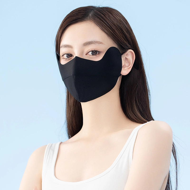 浪莎 防紫外线户外出游登山钓鱼护眼冰感 防晒面罩 女款