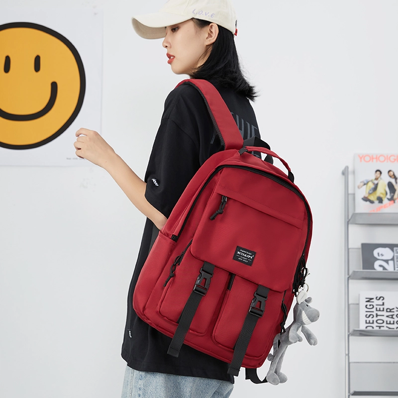 木村耀司 休闲简约百搭大容量初高中大学生通勤上班潮流多功能旅游 牛津纺 双肩包书包旅行包电脑包背包 男女同款 多色