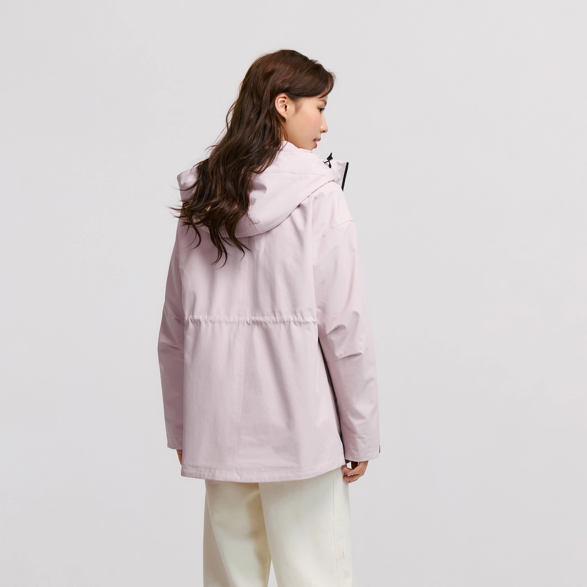 森马 防护科技 学院甜美风薄款连帽拉链羽绒服 女款