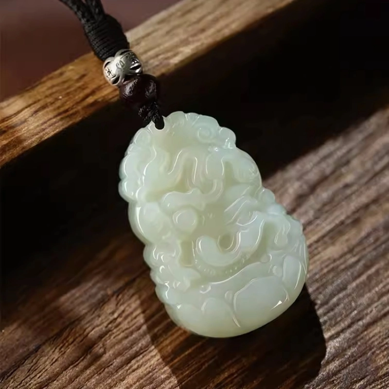 静汝玉 十二生肖 玉佩本命年玉石 和田玉 吊坠 男女同款情侣款 白玉