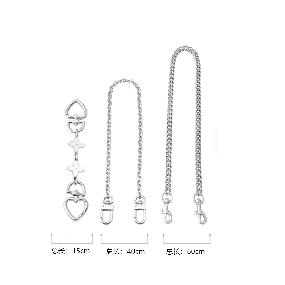 改造酱 叶草装饰链包链 合金 包肩带 女款 直金色/白利色
