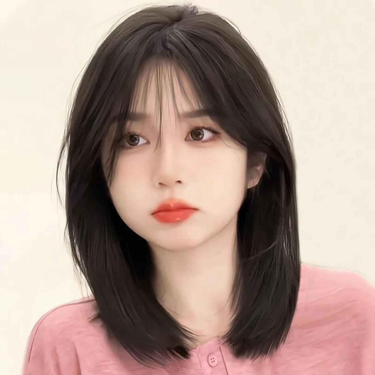 晚晚风 锁骨发头套式假发 服帖透气自然蓬松