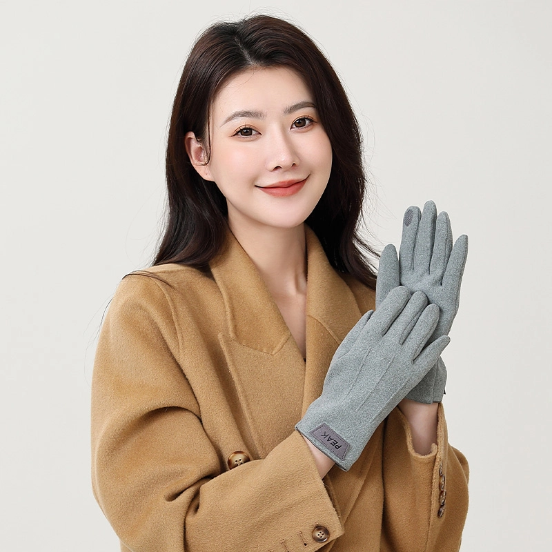匹克 保暖 可触屏 德绒 手套 男女同款情侣款