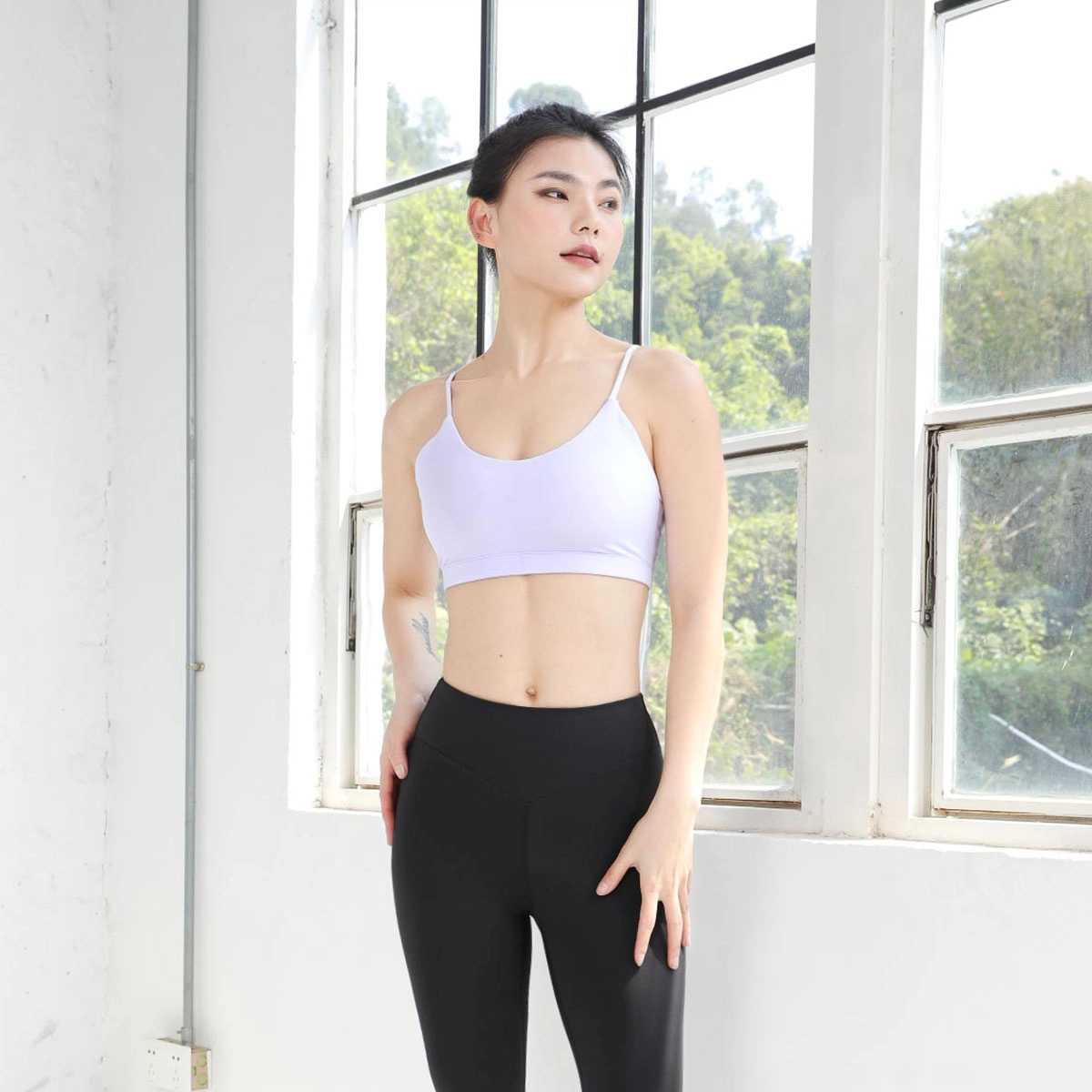 匹克 瑜伽服健身运动服套装 运动内衣运动裤套装 女款