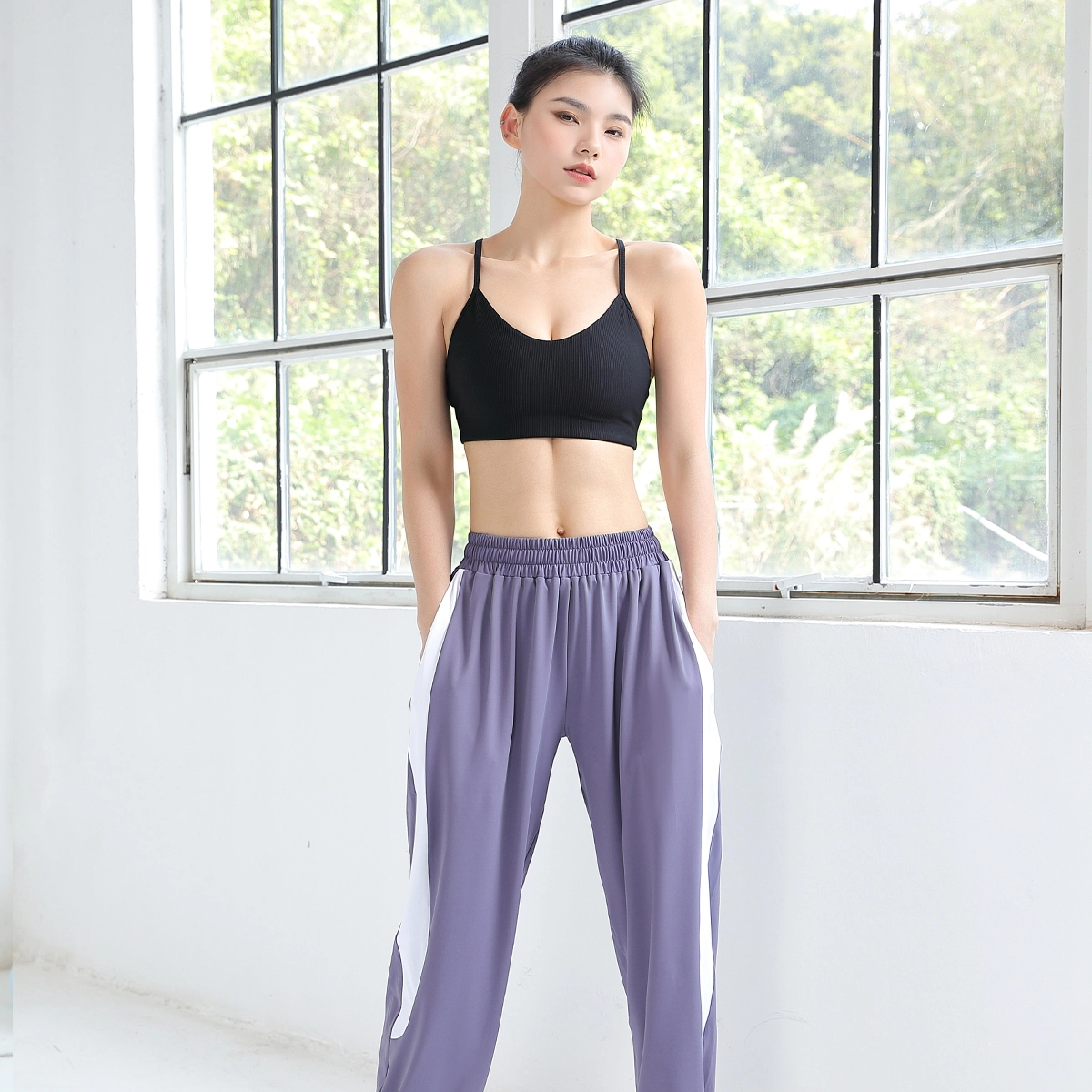 匹克  运动内衣长裤套装 瑜伽服健身运动服套装 女款