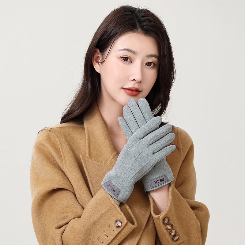 匹克 保暖 可触屏 德绒 手套 男女同款情侣款