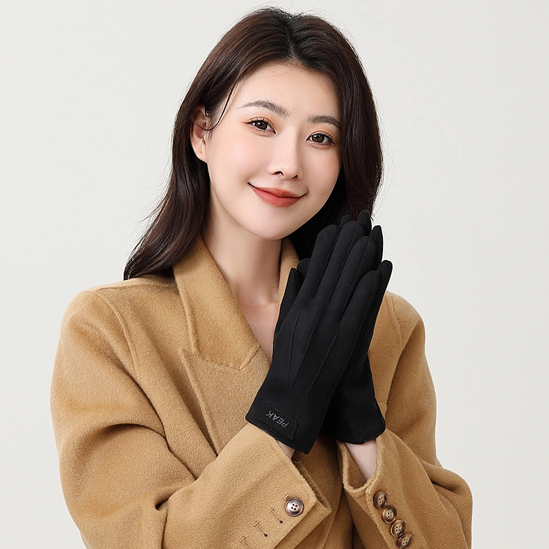 匹克 保暖 可触屏 德绒 手套 男女同款情侣款
