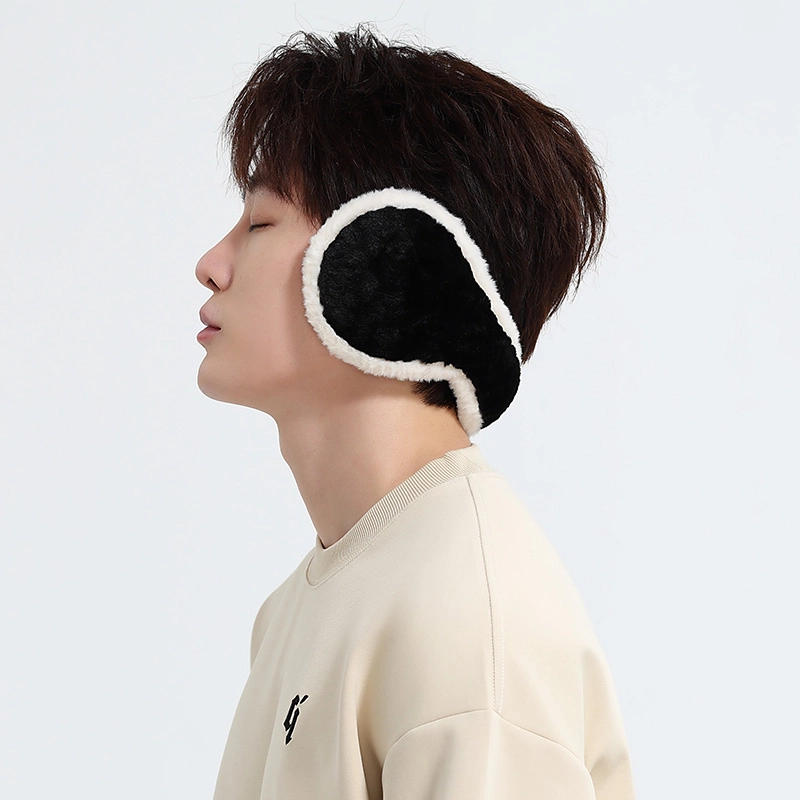 匹克 舒温和暖冬季保暖毛绒韩系 耳罩两件套 聚酯纤维 绒线围巾 男女同款情侣款