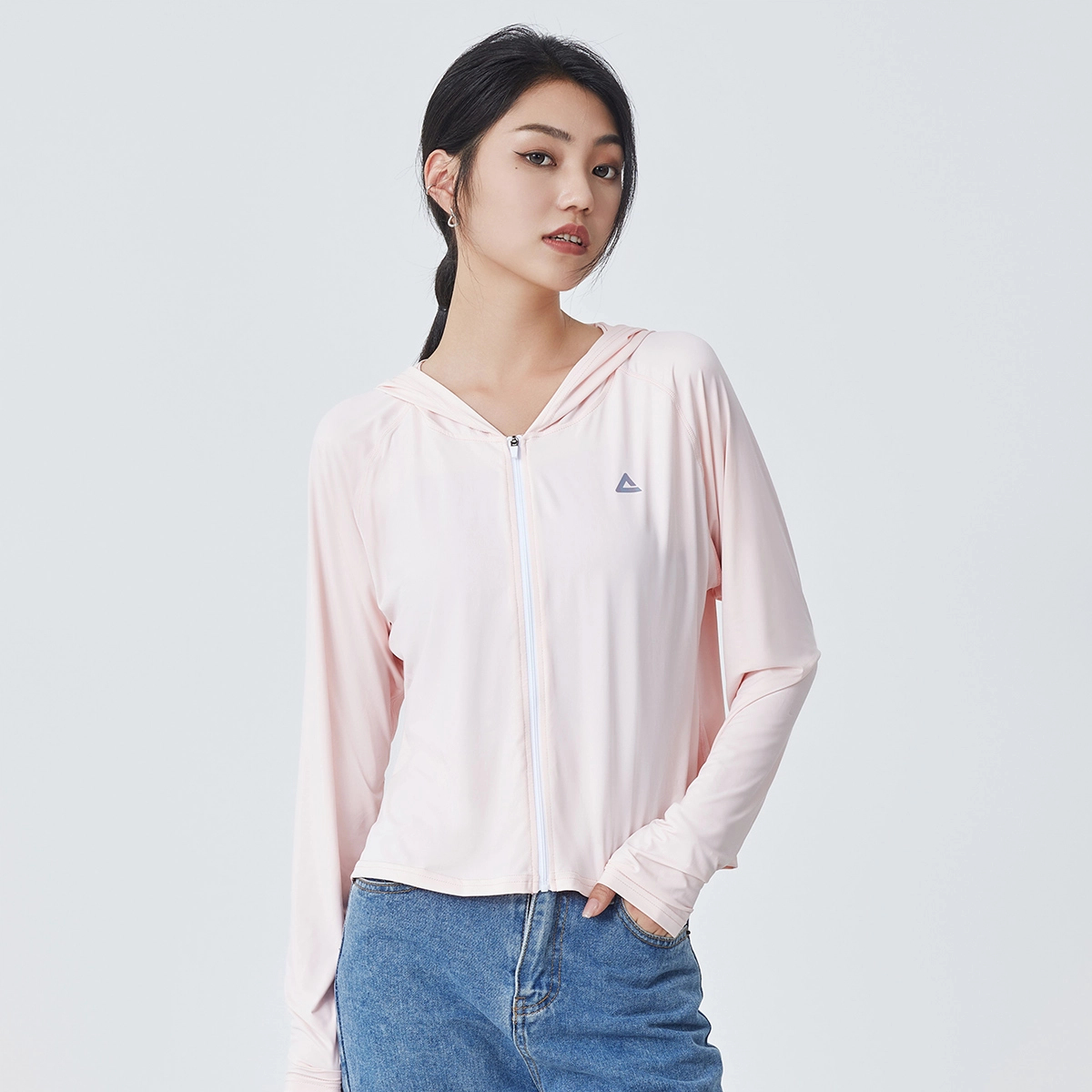 匹克 瑜伽服运动外套打底五分裤两件套健身套装 女款