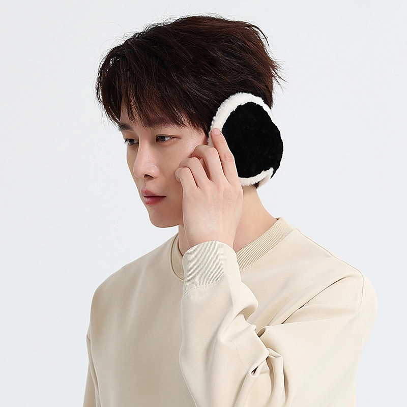 匹克 舒温和暖冬季保暖毛绒韩系 耳罩两件套 聚酯纤维 绒线围巾 男女同款情侣款