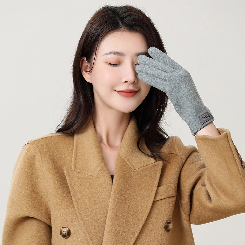 匹克 保暖 可触屏 德绒 手套 男女同款情侣款