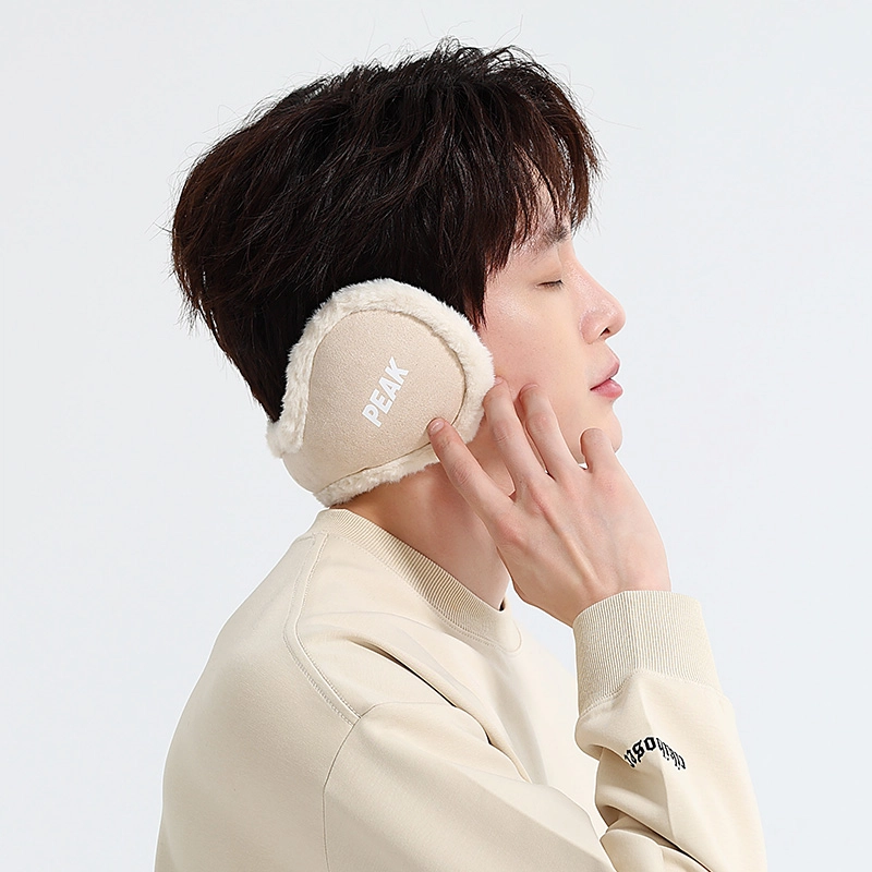 匹克 冬季流苏保暖格子舒适面软 亲肤 涤纶 绒线围巾耳罩两件套 男女同款情侣款