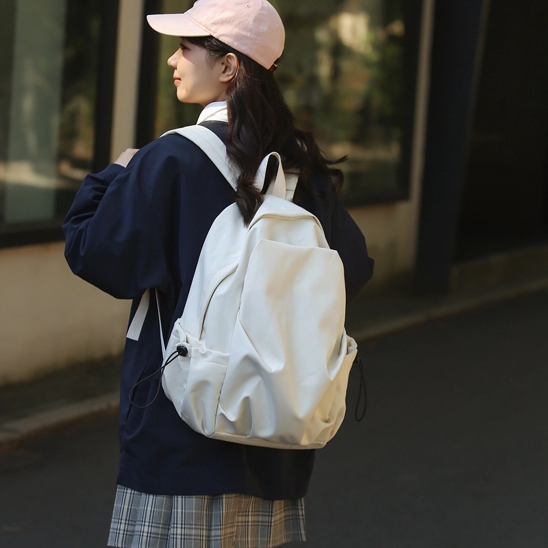 醇龙 休闲百搭 尼龙 双肩包 男女同款情侣款 黑/蓝/绿/白/卡其