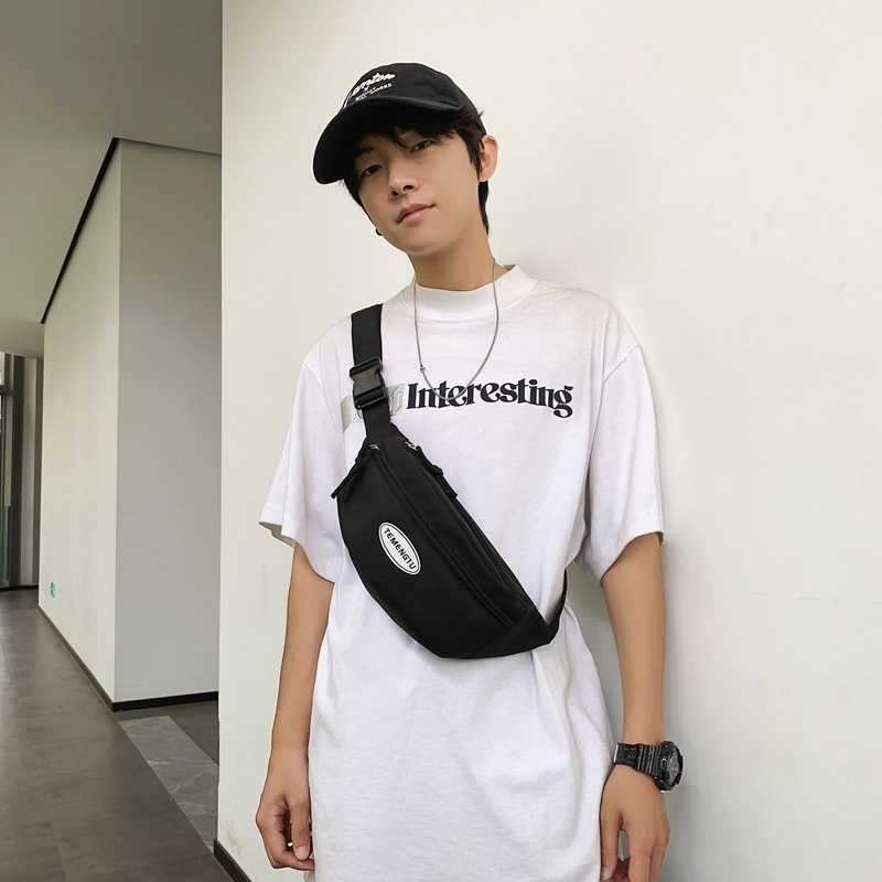 醇龙 休闲背包运动健身 尼龙 胸包 男女同款情侣款 黑/绿/蓝/红/粉