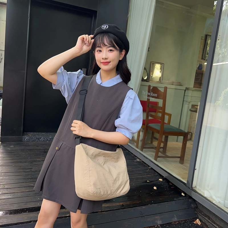 醇龙  简约休闲学生百搭时尚 单肩包斜挎包 尼龙 男女同款情侣款 多色