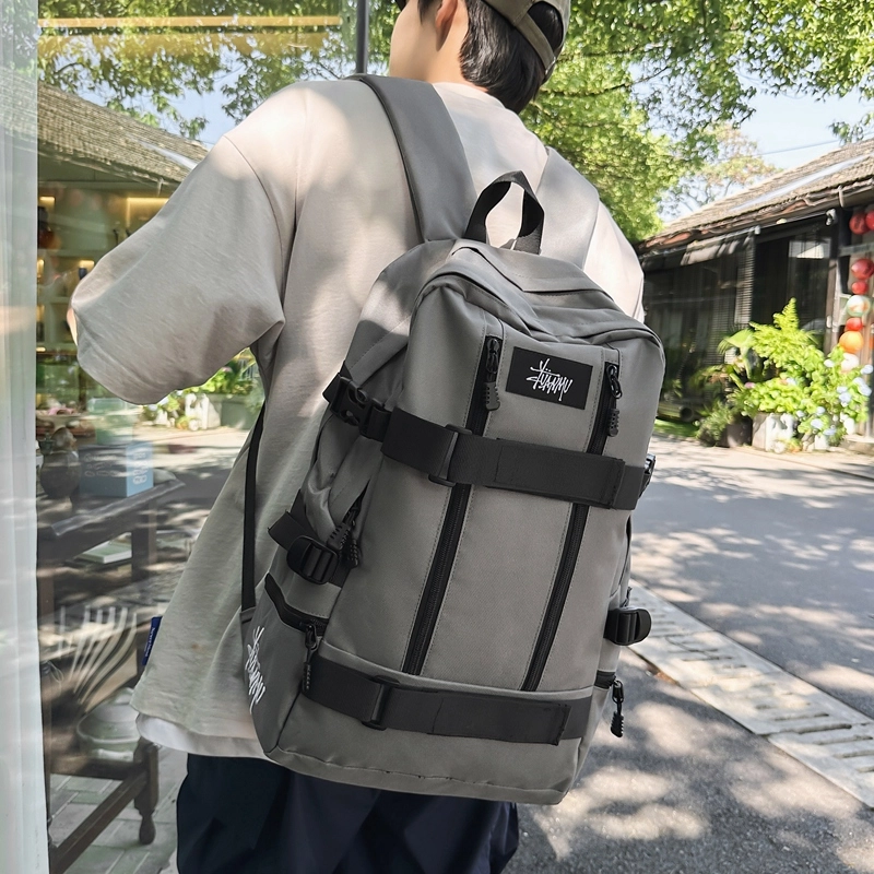 醇龙 日系潮牌电脑旅行大容量学生 牛津布 双肩包 男女同款情侣款 多色