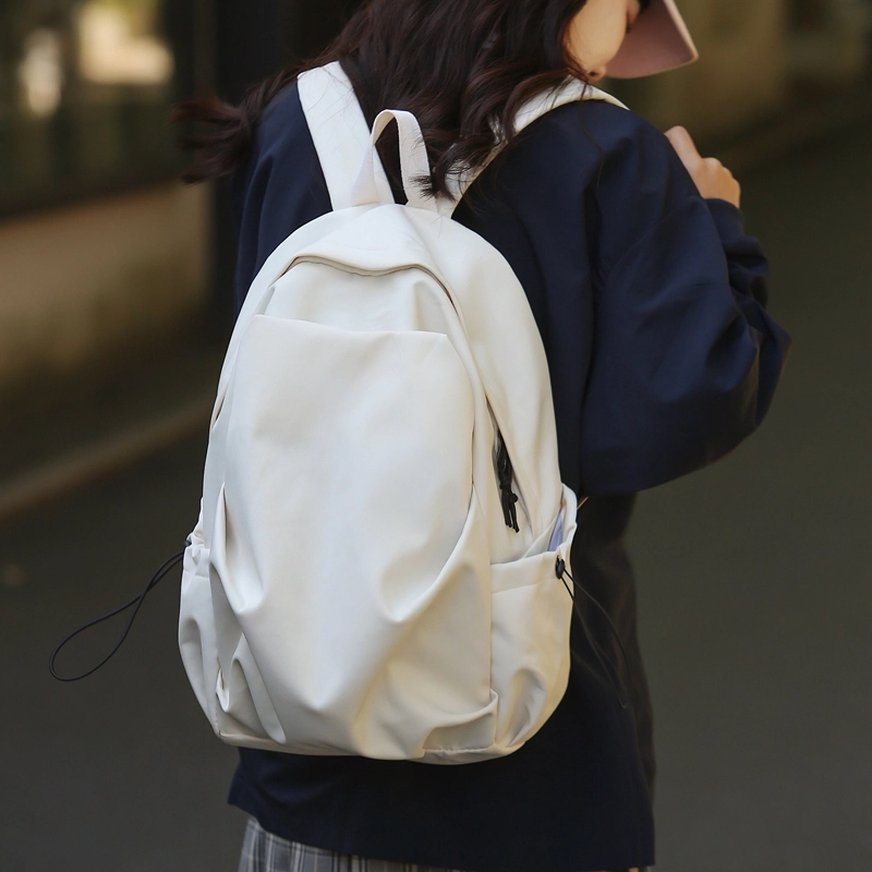 醇龙 休闲百搭 尼龙 双肩包 男女同款情侣款 黑/蓝/绿/白/卡其