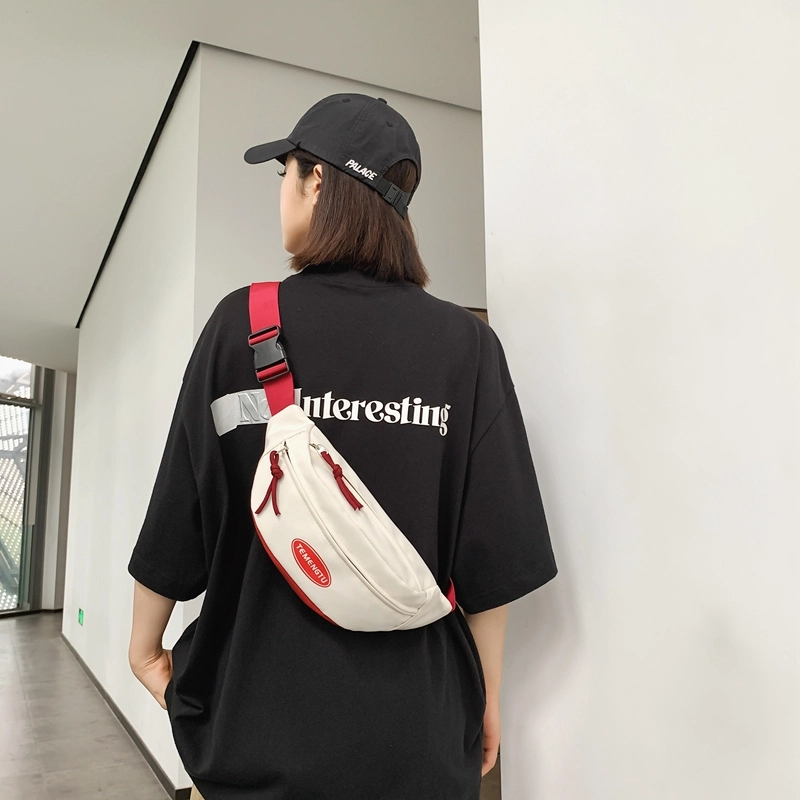 醇龙 休闲背包运动健身 尼龙 胸包 男女同款情侣款 黑/绿/蓝/红/粉