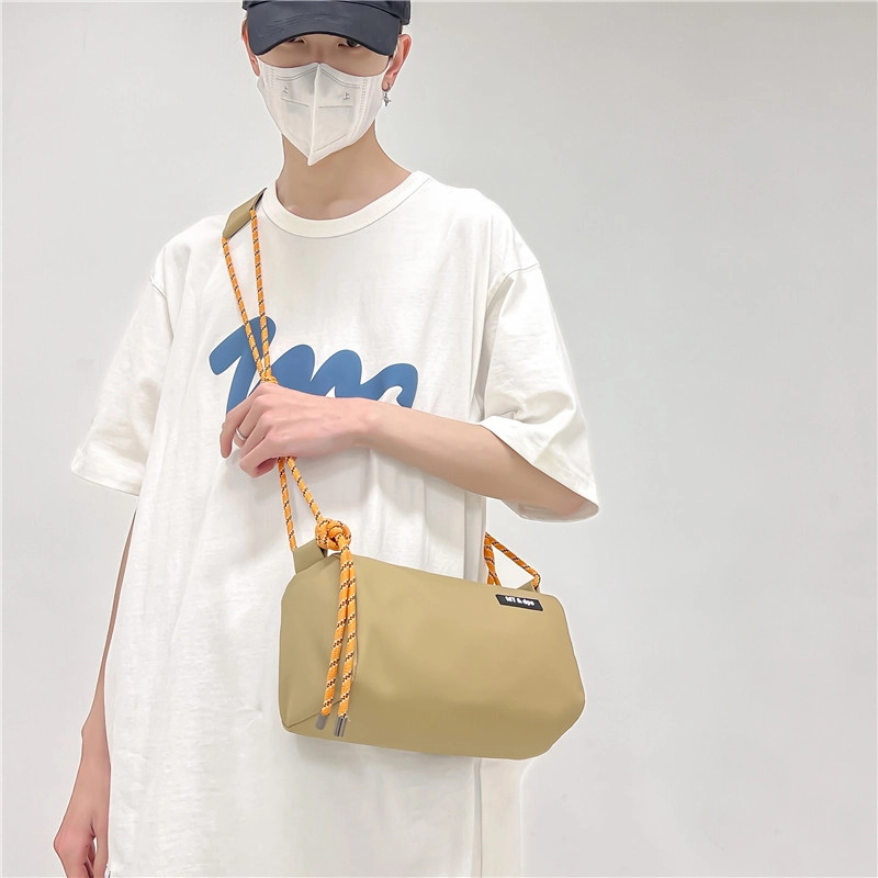 醇龙 休闲防水通勤包 超纤面料 单肩包 常规 男女同款情侣款 白色/黑色/卡其色/绿色